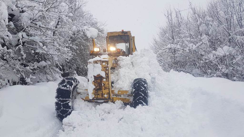 ORDU’DA KAR KALINLIĞI 4 METREYE ULAŞTI
